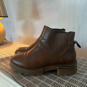 Roolee Brown Chelsea Ankle Booties
